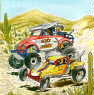 Pascal Meslet driving a Monster Old-Timer